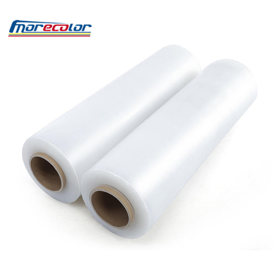 Rotolo di pellicola in PET DTF da 60 cm 30 cm 75 micron Doppia stampa Peeling a freddo