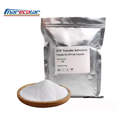 Materiale in resina poliuretanica TPU in polvere adesiva hot melt con stampa DTF