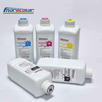 Inchiostro per pellicola CMYKW DTF, inchiostro a sublimazione bianco a base d'acqua per Epson
