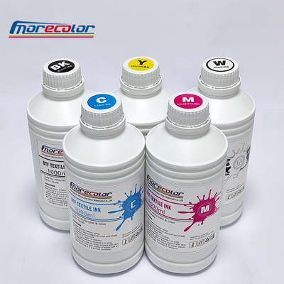 Inchiostro bianco industriale DTF 1000 ml per la stampa di magliette a colori vivaci