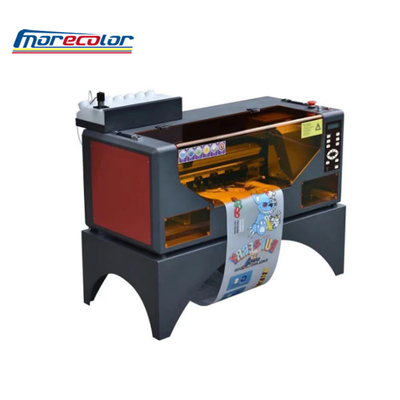 Stampante DTF per film in PET multicolore, stampante DTF con inchiostro bianco A3 automatica