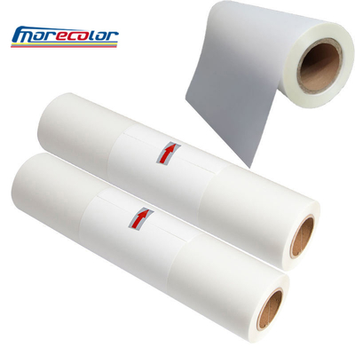 Film in PET DTF di colore bianco Rivestimento bifacciale con peeling a freddo caldo