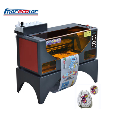 macchina da stampa DTF da 300 mm, colore CMYK della stampante per pellicole PET a trasferimento termico